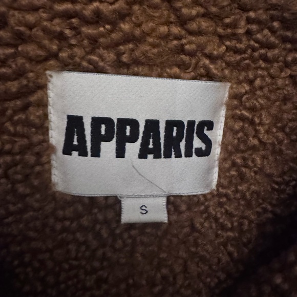 Women's Tan Shearling Coat - Picture 6 of 9